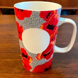 Starbucks 2015 Red Poppy Dot Series Mug